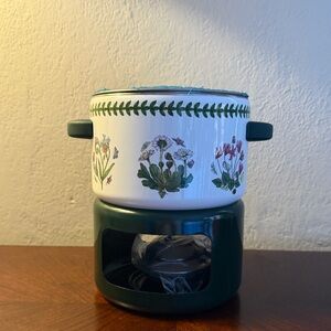 Portmeirion Botanic Garden Fondue Set Complete with Box
